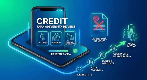 Credit fara adeverinta de venit – solutie de finantare rapida