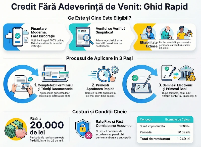 ghid vizual credit fara adeverinta de venit cu aprobare rapida